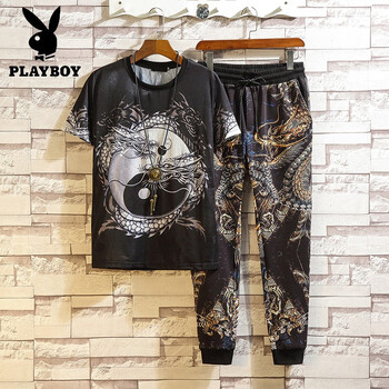 花花公子（PLAYBOY） 短袖 男士T恤 090 