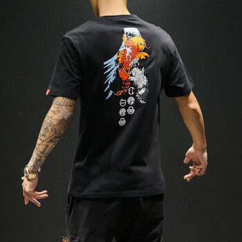 軒獅郎 短袖 男士T恤 A001-T171黑色 