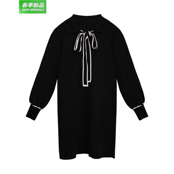 小仙女，長袖連衣裙穿出優(yōu)雅氣質
