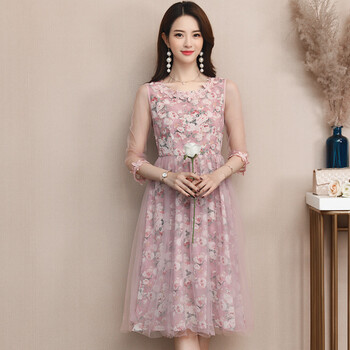 個(gè)性印花長(zhǎng)裙，打造優(yōu)雅小仙女