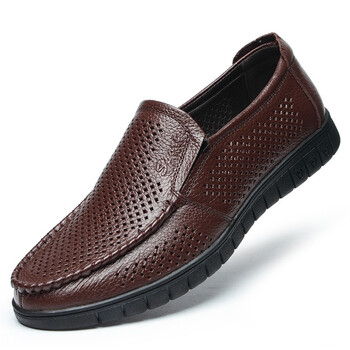 以澈（YICHE）男士棕色（鏤空）T7720 41