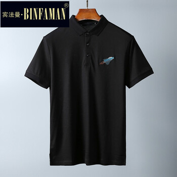 賓法曼（BINFAMAN） 短袖 男士T恤 黑色 