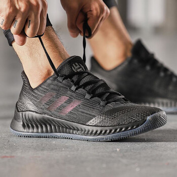阿迪達(dá)斯（Adidas）籃球鞋AC7436黑色+純質(zhì)灰 44，39，40.5，40，41，42，43