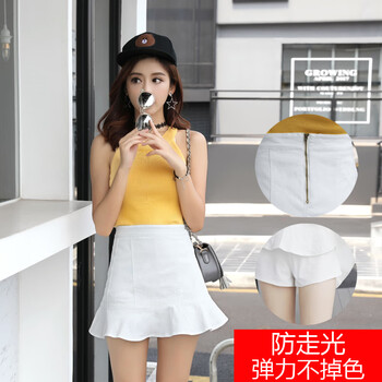 純色半身短裙，打造優(yōu)雅小仙女
