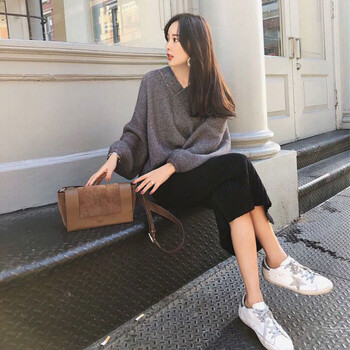 寬松針織四件套，穿出少女風