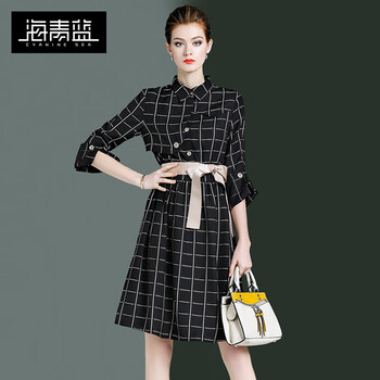 純色半身裙，打造優(yōu)雅女神范