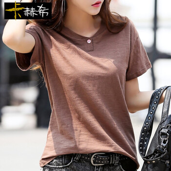 卡赫希 印花 短袖 T恤 女 圓領(lǐng)