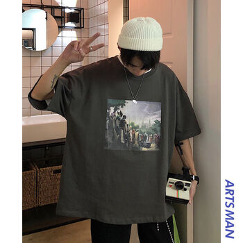 古萊登（GODLIKE） 短袖 男士T恤 T01【深灰】 