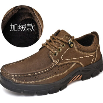 西域駱駝（VANCAMEL）男士6198加絨卡其 44