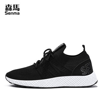 森馬（Senma）跑步鞋H款- 黑色 41
