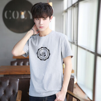 維杰斯（WINJEANS） 短袖 男士T恤 T23-6灰色 