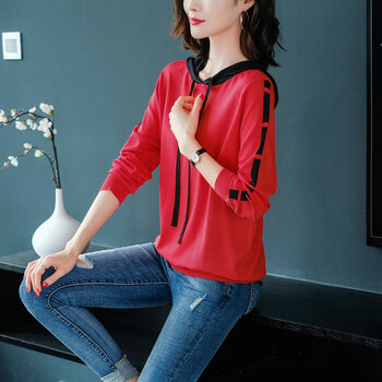 純色系帶毛衣，微胖女生的福音