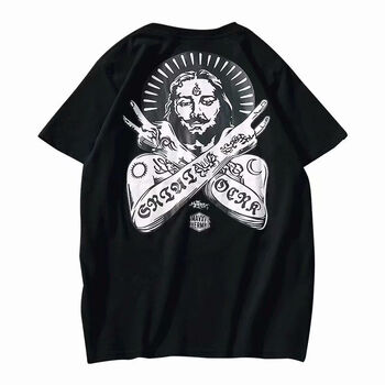 古萊登（GODLIKE） 短袖 男士T恤 歐美黑色【唐】 