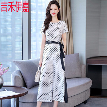 吉禾伊嘉（jiheyijia） 圓點(diǎn) 波點(diǎn) 連衣裙