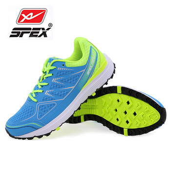 辛逸（spex）跑步鞋湖藍/熒光綠 
