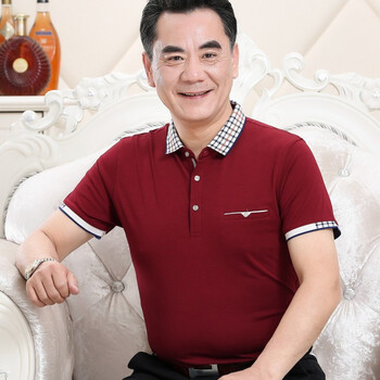泉幻 短袖 男士T恤 D028紅 