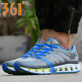 361度跑步鞋9U中灰/光輝藍(lán)  44，39，40，41，42，43