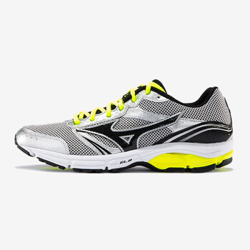 美津濃（MIZUNO）跑步鞋銀/黑/亮黃 41