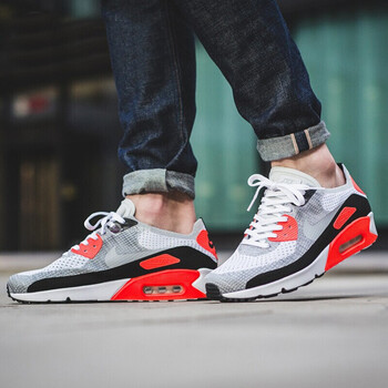 耐克（NIKE）跑步鞋875943-100 灰橙 41
