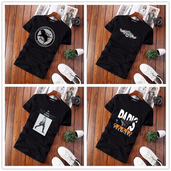 承翼 短袖 男士T恤 JT短袖鯊魚(yú)黑+圖騰黑+無(wú)頭男黑+斜塔黑 