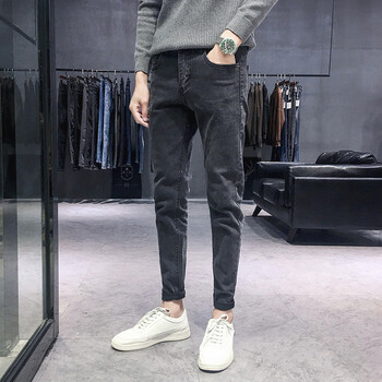 易軒隆（YIXUANLONG） 直筒褲 青春休閑 男士牛仔褲