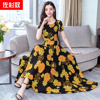 大碼長裙，微胖妹子的顯瘦小幫手