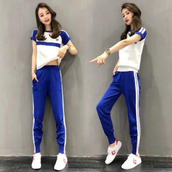 拼色系帶上衣，微胖女孩的福音