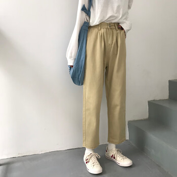 一字牛仔褲，微胖妹子的好幫手