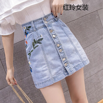 復(fù)古牛仔裙，打造優(yōu)雅小仙女