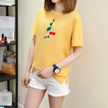 個(gè)性印花短袖，讓你秒變小仙女