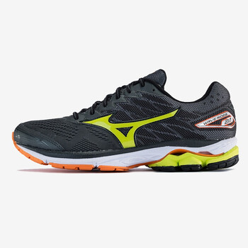 美津濃（MIZUNO）跑步鞋深灰/檸檬綠/橙 40.5，40，41，42