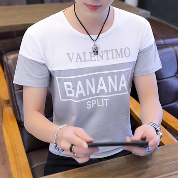 Rosemega 短袖 男士T恤 807BANANA短袖灰色 