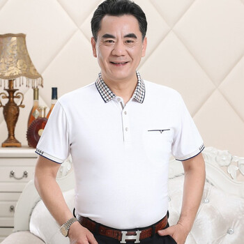 泉幻 短袖 男士T恤 D028白 