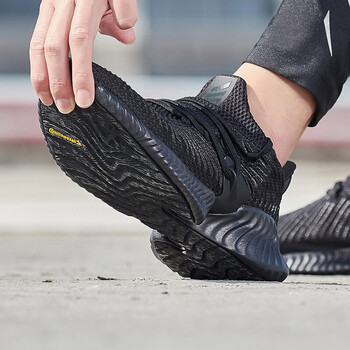 阿迪達(dá)斯（Adidas）跑步鞋D97320/黑色 bounce中底 男鞋 42
