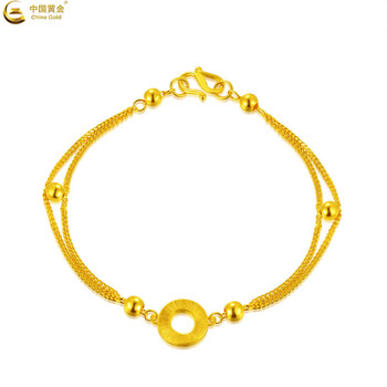 中國(guó)黃金（CHINA GOLD）黃金項(xiàng)鏈約3-5克，2.1-5克