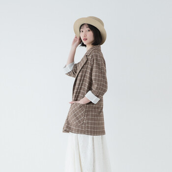 復古風長袖外套，打造文藝小仙女