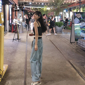 穿修身牛仔褲，微胖妹子的福音