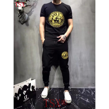TSX 短袖 男士T恤 黑色 