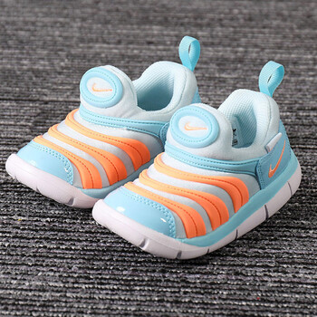 耐克（NIKE）跑步鞋343938-429/藍(lán)橙 35以下