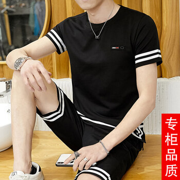 潮以純男 短袖 男士T恤 56027黑色 