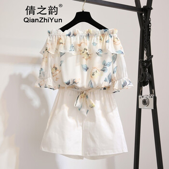 洋氣女短褲套裝