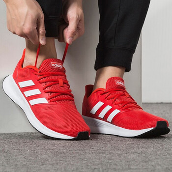 阿迪達斯（Adidas）跑步鞋F(xiàn)36202時尚紅色網(wǎng)面 