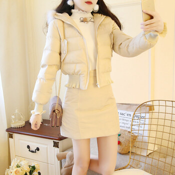 木清清 連帽 長袖 女 短外套 3D