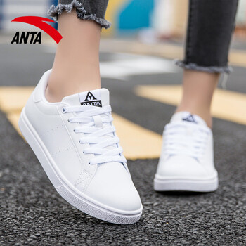 安踏（ANTA）板鞋-10安踏白/黑 35，37.5，36，38.5，38，39，40，36.5