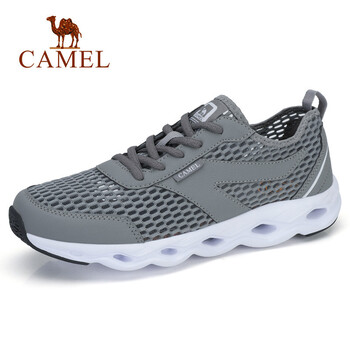 駱駝（CAMEL）男士A922303180 灰/白男款 37