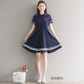 氣質(zhì)雪紡連衣裙，讓你清涼又減齡