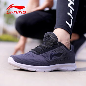 李寧（LI-NING）跑步鞋檀黑色 44，39，40，41，42，43