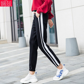 寬松顯瘦哈倫褲，微胖妹子的福音