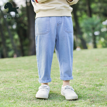 男童單牛仔褲潮