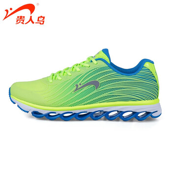 貴人鳥跑步鞋1熒光綠/巴黎藍(lán)/白色6321  